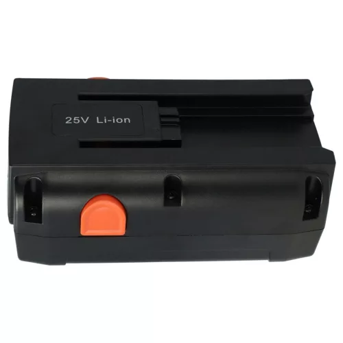 VHBW Gardena 8838, 8838U, 04025-20, 8838-20, 4025 Lawn Mower Battery - 5000 mAh, 25 V, Li-Ion, Black