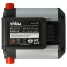 VHBW Lawn Mower Battery Gardena BLi-18, 9839-20, 9840-20, 2000 mAh, 18 V, Li-Ion, black