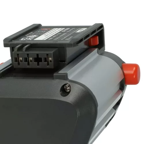 VHBW Lawn Mower Battery Gardena BLi-18, 9839-20, 9840-20, 2000 mAh, 18 V, Li-Ion, black