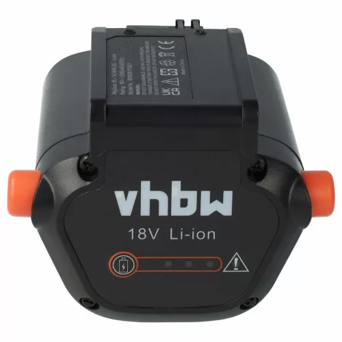 VHBW Gardena BLi-18 Lawn Mower Battery, 2500 mAh 18 V Li-Ion, Black