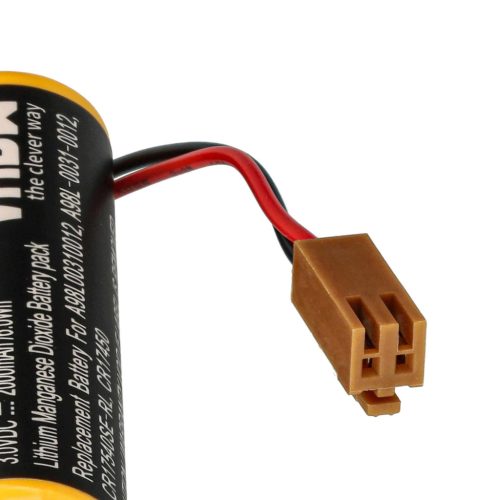VHBW Ipari Vezérlő Akkumulátor FDK CR8-LHC helyett - 2000 mAh 3 V Li-MnO2