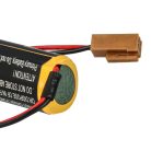 VHBW Ipari Vezérlő Akkumulátor FDK CR8-LHC helyett - 2000 mAh 3 V Li-MnO2