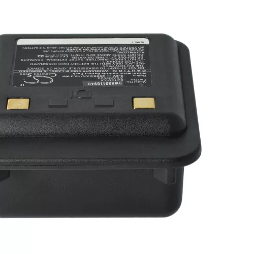 VHBW Medical Device Battery T3Ni00688, T3NIMH, BZT3MAX, ACAM0022 - 2000 mAh 9.6 V NiMH