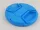 VHBW 72mm Plastic Lens Cap - Inner Handle, Blue
