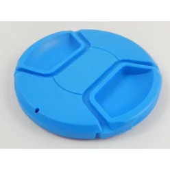 VHBW 77 mm Plastic Lens Cap, Blue