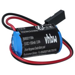   VHBW Ipari vezérlő akkumulátor Siemens 575332TA, 146881, 575332 TA, 575332, 143467 - 900 mAh 3 V Li-MnO2