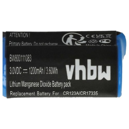VHBW Ipari Robot Akkumulátor 44A724534-001, A06B-0168-D111, A06B0168D111 - 1200 mAh 3 V Li-MnO2