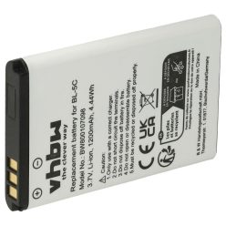   VHBW Mobile Phone Battery for MMDR 12 - 1200 mAh 3.7 V Li-Ion - Smartphone Battery