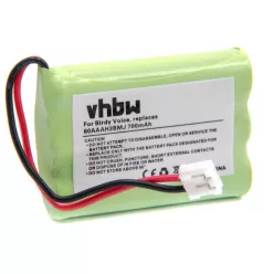  VHBW Vezetékes telefon akku a 0710, 3SN54AAA80HSJ1, 3SNAAA55HSJ1, 3SNAAA60HSJ1 telefonokhoz - 700 mAh 3,6 V NiMH