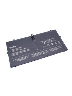   Notebook akkumulátor  Lenovo 5B10K10181, 121500267, 121500264 - 5800 mAh 7,7 V Li-polimer, fekete