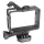 VHBW Camera Frame GoPro Hero 5 Black, 5 Session, 5, 6 Action Camera - Plastic, Black