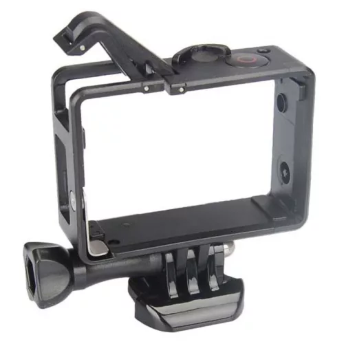 VHBW Camera Frame GoPro Hero 5 Black, 5 Session, 5, 6 Action Camera - Plastic, Black