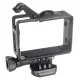 VHBW Camera Frame GoPro Hero 5 Black, 5 Session, 5, 6 Action Camera - Plastic, Black