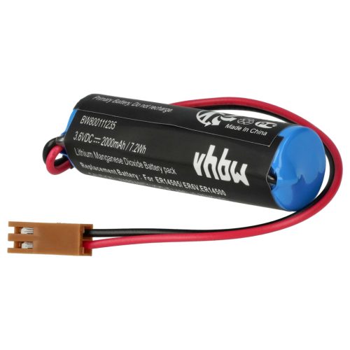 VHBW Battery Toshiba ER6V, ER14500 - 2000 mAh 3.6 V Li-MnO2
