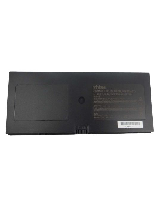 Notebook akkumulátor  HP 580956-001, 538693-271, AT907AA - 2800 mAh 14,8 V Li-polimer, fekete