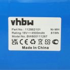 VHBW Lawn mower battery 112862101 - 4500 mAh 18 V NiMH - Gardening tool