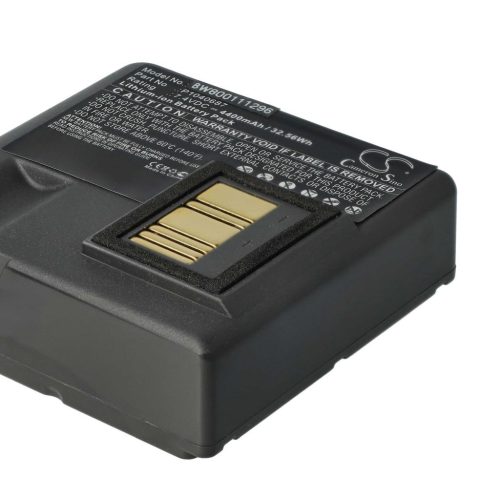 VHBW Akkumulátor  Zebra nyomtatóhoz BTRY-MPP-68MA1-01, P1050667-016, P1040687 - 4400 mAh 7,4 V Li-Ion