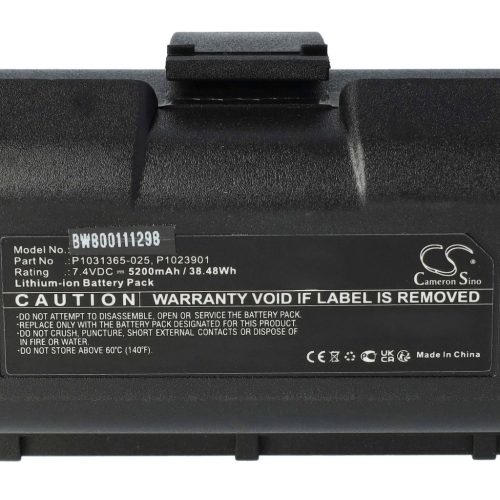 VHBW Akkumulátor  Zebra AT16004, BTRY-MPP-34MA1-01, BTRY-MPP-34MAHC1-01 nyomtatóhoz - 5200 mAh 7,4 V Li-Ion