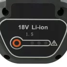 VHBW Lawn Mower Battery Gardena AccuJet Li-18 ComfortCut EasyCut - 1500 mAh 18 V Li-Ion, black