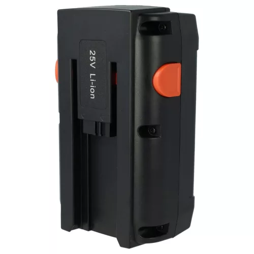 VHBW Gardena Lawn Mower Battery 8838, 8838U, 04025-20, 8838-20, 4025 - 3000mAh 25V Li-Ion, Black