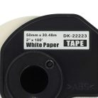 VHBW Brother DK-22223 Label, 50 mm x 30.48 m + Holder