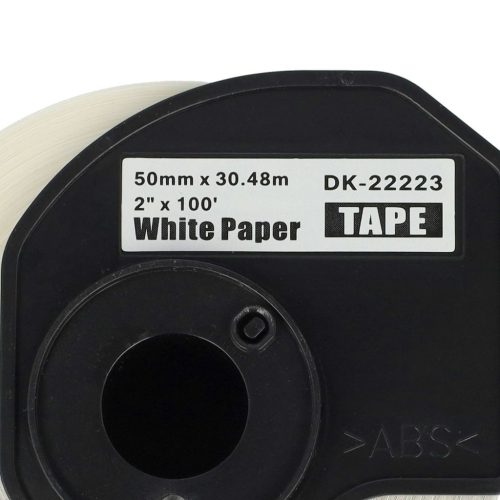 VHBW Brother DK-22223 Label, 50 mm x 30.48 m + Holder