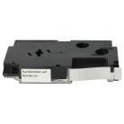 VHBW Casio XR-9ABK Label Tape, 9 mm, White-Black