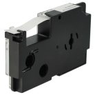 VHBW Casio XR-9ABK Label Tape, 9 mm, White-Black