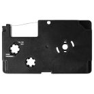 VHBW Casio XR-9ABK Label Tape, 9 mm, White-Black
