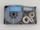 VHBW Casio XR-9ABU Label Tape, 9 mm, White-Blue