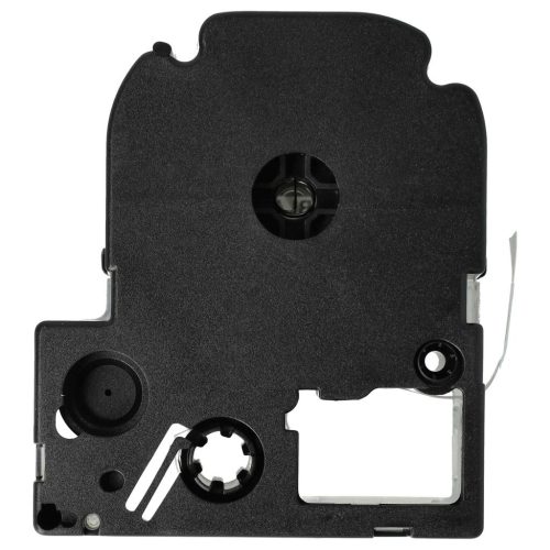 VHBW Epson LC-4TBW Etikettenband, 12 mm, Schwarz-Transparent