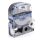 VHBW Epson LC-4LWV Etikettenband - 12 mm, Weiß-Blau