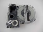VHBW Epson LC-6SBE Etikettenband - 24 mm, Schwarz-Silber