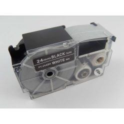 VHBW Casio XR-24ABK1 Etikettenband, 24 mm, Weiß-Schwarz