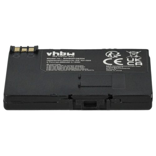 VHBW Mobiltelefon Akku EBA-510, L36880-N5601-A100, L36145-K1310-X401, BASIC56 - 850 mAh 3,7 V Li-Ion