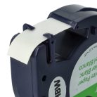 VHBW Label Tape Dymo 91200, S0721520 - 12 mm black/white