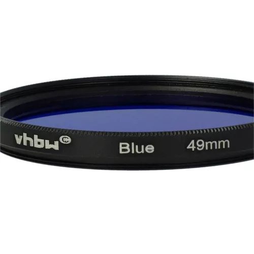 VHBW 49 mm blauer Farbfilter