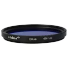 VHBW 49 mm blauer Farbfilter