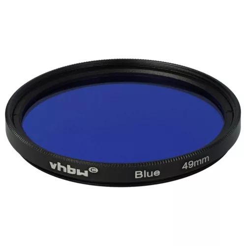 VHBW 49 mm blauer Farbfilter