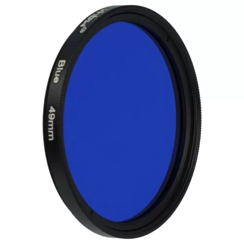 VHBW 49 mm blauer Farbfilter