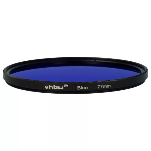 VHBW 77 mm blauer Farbfilter