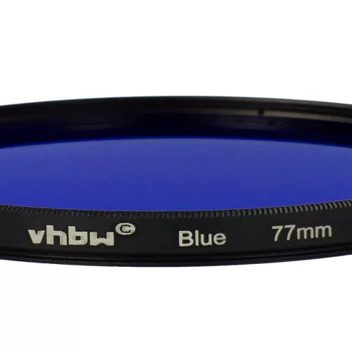 VHBW 77 mm blauer Farbfilter