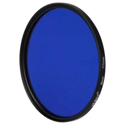 VHBW 77 mm blauer Farbfilter