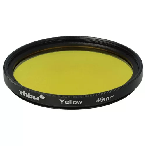 VHBW 49 mm gelber Farbfilter