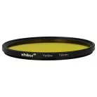 VHBW 72 mm Gelber Farbfilter für Kameraobjektive