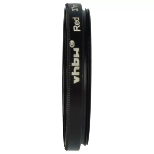 VHBW 37 mm Roter Farbfilter für Kameraobjektive