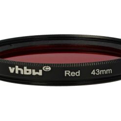 Piros Színes Szűrő, 43 mm Szűrőmenet