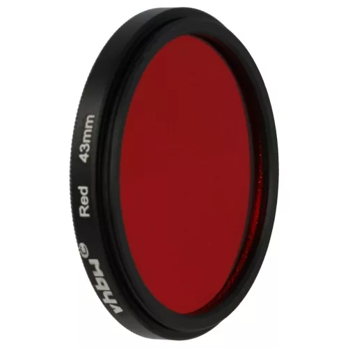 VHBW Roter Farbfilter, 43 mm Gewinde