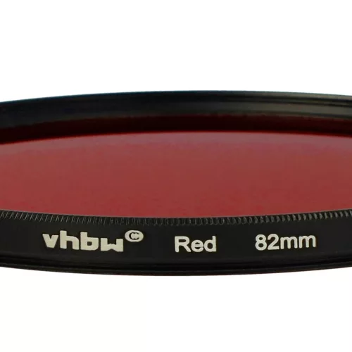 VHBW Roter Filter, 82 mm Gewinde