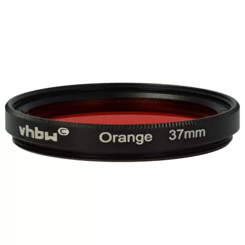 VHBW Oranger Farbfilter, 37 mm Filtergewinde